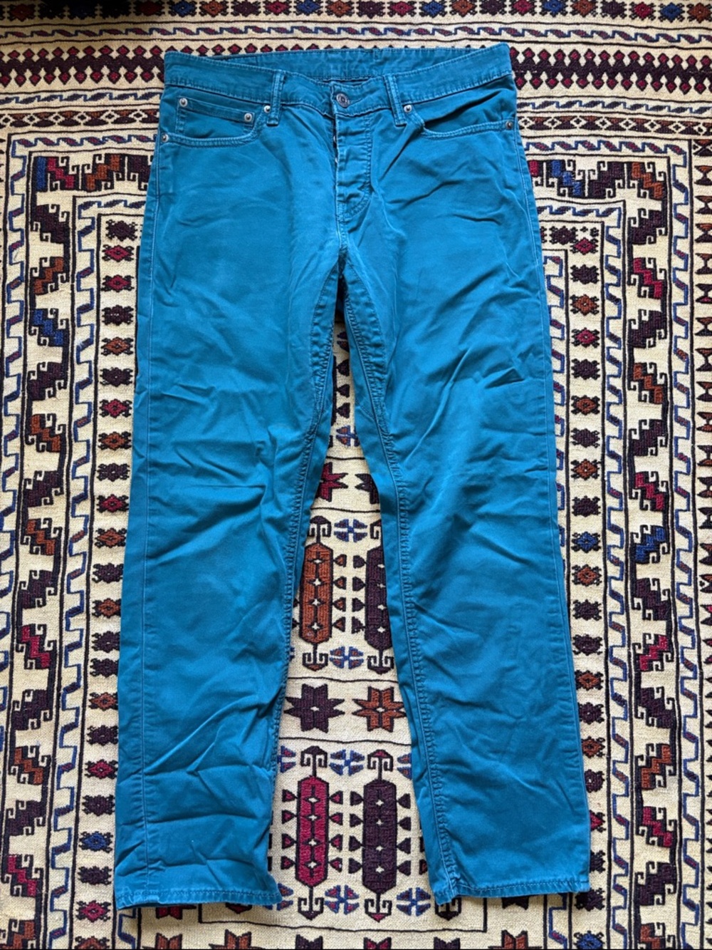 Levi's 511 Teal Commuter Pants - 32 x 30
